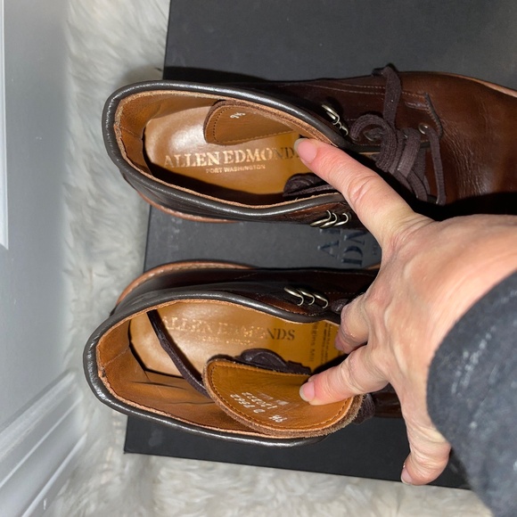 Allen Edmonds Higgins Mill Weather Proof Boot Men’s Size 9.5 D Brown - Picture 7 of 16